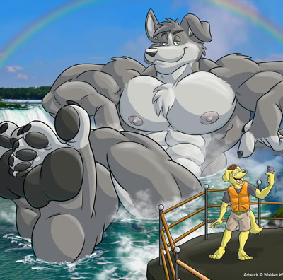 Labbeh and Ipipo at Niagra Falls