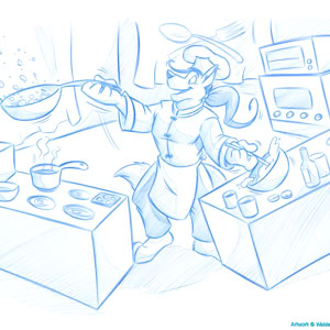 Spiritwolf's Kitchen Stadium Part 1