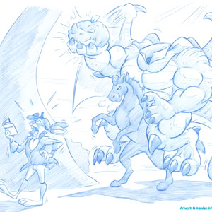 Rane and Jakebe Headless Horseman