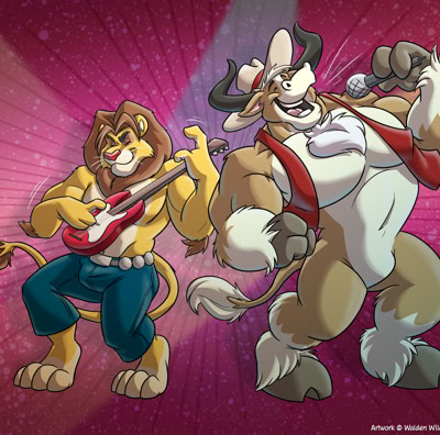 Octane and Dante Rocking Out